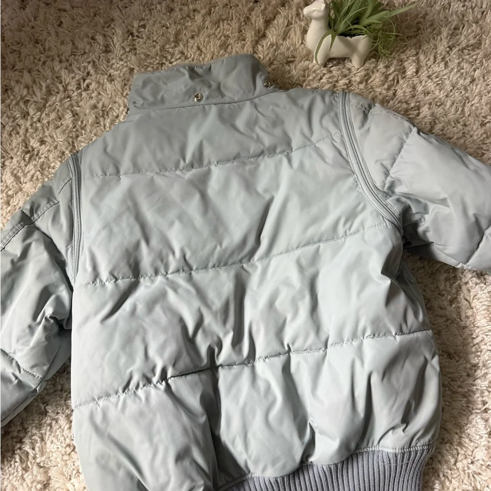 Eleven Stylish Gray bomber puffer cute Jacket - Picture 8 of 8